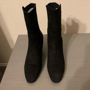 Stuart Weitzman Beatrice Suede Wedge Boots